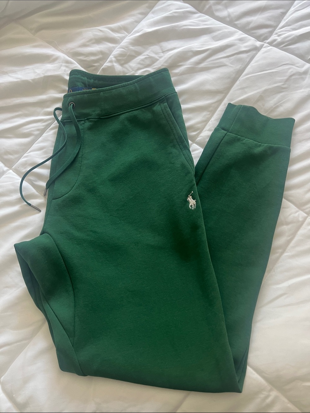 Polo Ralph Lauren Green Sweatpants Size M Mint Condition